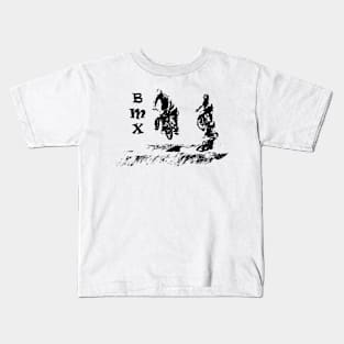 bmx racing Kids T-Shirt